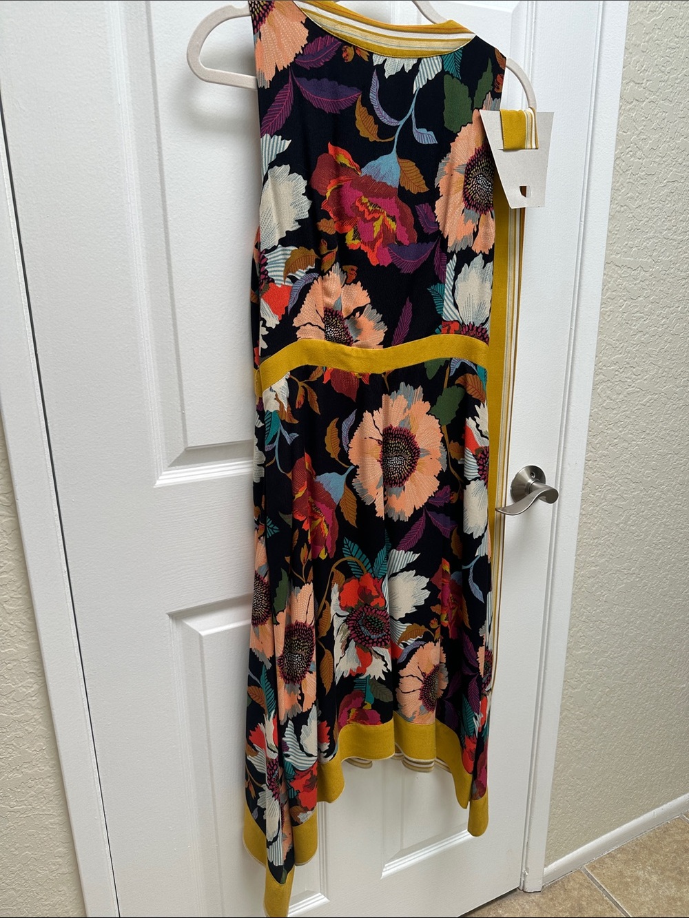 Maeve Sleeveless Floral Wrap Dress - Picture 3 of 8